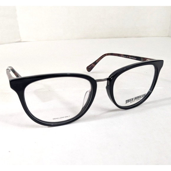 True Religion Eyeglasses Frames Size 54 - 18 - 140 Black Brown Eye Glass Frame - Picture 1 of 8
